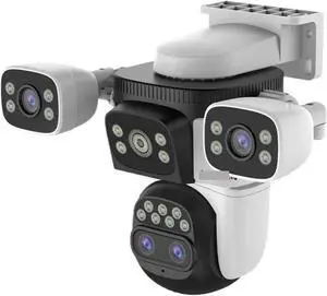 20MP Three Screens WiFi Security Camera Outdoor 10X Optical Zoom Four Lens Human Auto Tracking Waterproof CCTV Cameras(US Plug,10K 10xZoom Add 64G) 20MP Three Screens WiFi Security Camera Outdoor 10X Optical Zoom Four Lens Human Auto Tracking Waterproof CCTV Cameras(US Plug,10K 10xZoom Add 64G)