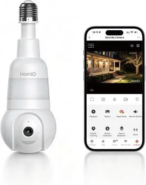 3MP 2K 3X WiFi Light Bulb Camera with Alexa,Full-Color Night Vision 3MP 2K 3X WiFi Light Bulb Camera with Alexa,Full-Color Night Vision