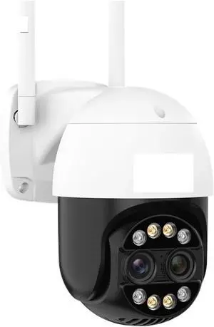 4K 8MP Dual Lens PTZ WiFi IP Camera 8X Zoom Outdoor HD Full Color Night Vision Human Detection Video Surveillance Cameras 4K 8MP Dual Lens PTZ WiFi IP Camera 8X Zoom Outdoor HD Full Color Night Vision Human Detection Video Surveillance Cameras