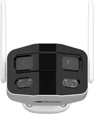 4MP 2.5K Dual-Lens Large Wide 180°Security Camera, Outdoor Camera,with Color Night Vision/Siren/2-Way Talk IP Camera(US Plug) 4MP 2.5K Dual-Lens Large Wide 180°Security Camera, Outdoor Camera,with Color Night Vision/Siren/2-Way Talk IP Camera(US Plug)