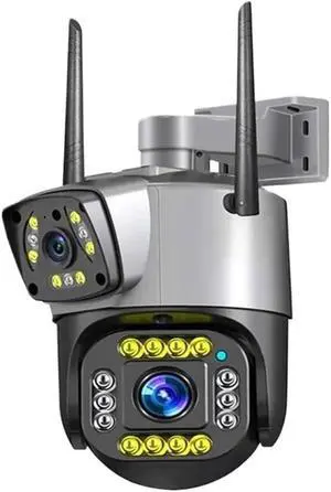 Dual Lens 4G IP Camera WiFi 8MP 4K Surveillance Cameras Outdoor Smart Home Night Vision V380 Digital Zoom CCTV Camara(British Standard,8MP WiFi 128G Card) Dual Lens 4G IP Camera WiFi 8MP 4K Surveillance Cameras Outdoor Smart Home Night Vision V380 Digital Zoom CCTV Camara(British Standard,8MP WiFi 128G Card)