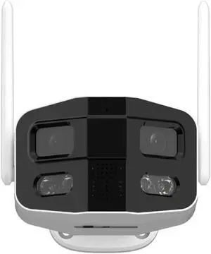 4MP 2.5K Dual-Lens Large Wide 180°Security Camera, Outdoor Camera,with Color Night Vision/Siren/2-Way Talk IP Camera(KR) 4MP 2.5K Dual-Lens Large Wide 180°Security Camera, Outdoor Camera,with Color Night Vision/Siren/2-Way Talk IP Camera(KR)