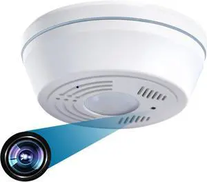 NUNET WiFi Nanny Camera Dummy Smoke Detector - Indoor Security Monitor, Wireless Motion Detection, Night Vision, 180-Day Battery, 32GB Card Included - Ceiling Mount Home Surveillance System NUNET WiFi Nanny Camera Dummy Smoke Detector - Indoor Security Monitor, Wireless Motion Detection, Night Vision, 180-Day Battery, 32GB Card Included - Ceiling Mount Home Surveillance System