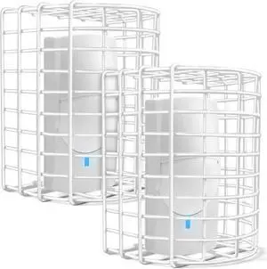 Blulu 2 Pcs Motion Detector Wire Cage, 7 x 5.8 x 4.5 Inch Steel Motion Detector Thermostat Damage Stopper Technology Protective Steel Wire Guard Blulu 2 Pcs Motion Detector Wire Cage, 7 x 5.8 x 4.5 Inch Steel Motion Detector Thermostat Damage Stopper Technology Protective Steel Wire Guard