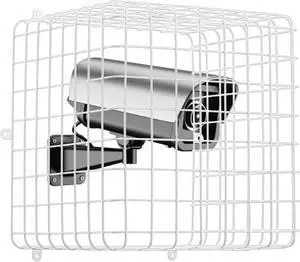 Blulu Steel Wire Damage Stopper 14.5 × 14 × 12 Inch Cube Cage Approx Wire Security Cage Steel Protective Coated Security Guard Equipment Blulu Steel Wire Damage Stopper 14.5 × 14 × 12 Inch Cube Cage Approx Wire Security Cage Steel Protective Coated Security Guard Equipment