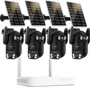 Wireless Home Security Cameras System,Solar Power PTZ Outdoor Cameras,Motion Detection,Night Vision,Water-Proof,2-Way Audio,No Subscription Fee,Cloud/SD Card Storage Wireless Home Security Cameras System,Solar Power PTZ Outdoor Cameras,Motion Detection,Night Vision,Water-Proof,2-Way Audio,No Subscription Fee,Cloud/SD Card Storage