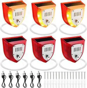 6 Pack Trip Wire Alarm Device 328 ft Reusable Wire for Perimeter Defense 129dB Sound and Light Siren Portable Early Warning Alarm for Outdoor Camping RV Farm Yard Cabin and Property Safety 6 Pack Trip Wire Alarm Device 328 ft Reusable Wire for Perimeter Defense 129dB Sound and Light Siren Portable Early Warning Alarm for Outdoor Camping RV Farm Yard Cabin and Property Safety