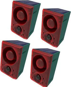 Pack of 4 Tradition Sound Motion Started Alarms Solar Impermeable Backpacking Residential Use Dog Bark Alarm Pack of 4 Tradition Sound Motion Started Alarms Solar Impermeable Backpacking Residential Use Dog Bark Alarm