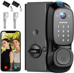 Video Smart Lock with Camera, 3-in-1 Smart Deadbolt for Front Door Video Smart Lock with Camera, 3-in-1 Smart Deadbolt for Front Door