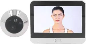 Qinlorgo Peephole Camera, HD 1080P 120 Degree Wide Angle 4.3 Inch IPS LCD Peephole Camera Wireless with 2 Way Intercom & Motion Detection Door Viewer for Apartment & Front Door Qinlorgo Peephole Camera, HD 1080P 120 Degree Wide Angle 4.3 Inch IPS LCD Peephole Camera Wireless with 2 Way Intercom & Motion Detection Door Viewer for Apartment & Front Door