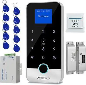 Waterproof Smart Home Security Systems Fingerprint,Password,Tuya Remote Unlock,IC Keychain Multiple Methodswith Door Switch,Power Supply DC 12V,Electric Drop Bolt Waterproof Smart Home Security Systems Fingerprint,Password,Tuya Remote Unlock,IC Keychain Multiple Methodswith Door Switch,Power Supply DC 12V,Electric Drop Bolt