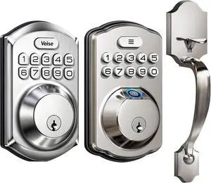 Veise Fingerprint Door Lock Set + Veise Keyless Entry Door Lock with Keypad Veise Fingerprint Door Lock Set + Veise Keyless Entry Door Lock with Keypad