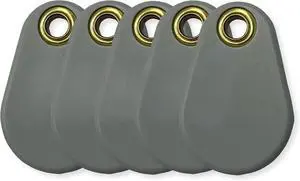 PKT-10X Pack of 5 Proximity Key Fobs, 125 kHz RFID Access Control Tags, Compatible with PXL-250 & PXL-500 Controllers PKT-10X Pack of 5 Proximity Key Fobs, 125 kHz RFID Access Control Tags, Compatible with PXL-250 & PXL-500 Controllers