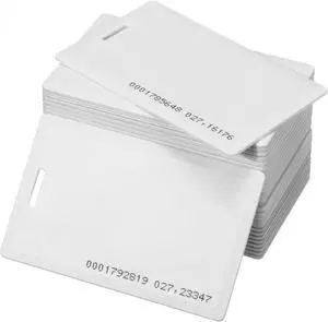 Chumia 200 Pack 125 KHZ Proximity RFID Cards 1.8 mm Thickened Read Only for Access Control, Compatible with Em4100/TK4100, Standard Credit Card Size Chumia 200 Pack 125 KHZ Proximity RFID Cards 1.8 mm Thickened Read Only for Access Control, Compatible with Em4100/TK4100, Standard Credit Card Size