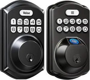 Veise KS02A Fingerprint Keyless Entry Door Lock + Veise VE001 Keyless Entry Door Lock with Keypad Veise KS02A Fingerprint Keyless Entry Door Lock + Veise VE001 Keyless Entry Door Lock with Keypad