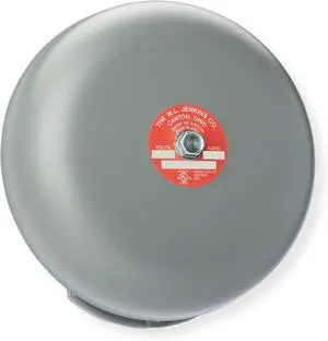 Supering Bell Vibrating Pigtail Bell, Gray and Red, 48V DC, Indoor, 4.25 to 10 Inch Size (Gray, 8") Supering Bell Vibrating Pigtail Bell, Gray and Red, 48V DC, Indoor, 4.25 to 10 Inch Size (Gray, 8")