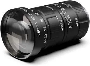 12 Million high-Definition Machine Vision C-Mount Industrial Lens 4 6 8 12 16 25 35 50mm 2/3 inch FA Fixed Focus Manual Aperture(5-50mm12mp 1/2.3" Manual Zoom) 12 Million high-Definition Machine Vision C-Mount Industrial Lens 4 6 8 12 16 25 35 50mm 2/3 inch FA Fixed Focus Manual Aperture(5-50mm12mp 1/2.3" Manual Zoom)