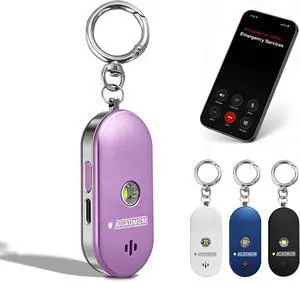 Personal Safety Alarm, 130dB Dual-Sided Speakers, Lightweight Aluminum Alloy, Loud Emergency Self Defense Alarm with LED Light for Women, Kids & Seniors (Metallic Lavender Purple) Personal Safety Alarm, 130dB Dual-Sided Speakers, Lightweight Aluminum Alloy, Loud Emergency Self Defense Alarm with LED Light for Women, Kids & Seniors (Metallic Lavender Purple)