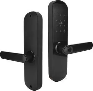 Smart Lock, Fingerprint Door Lock Card Door Frame Password Key Digital Smart Door Lock for Balcony Home Remote Control Door, Lock Smart Lock, Fingerprint Door Lock Card Door Frame Password Key Digital Smart Door Lock for Balcony Home Remote Control Door, Lock