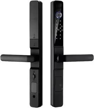 Tuya WiFi Home Waterproof Aluminum Sliding Door Electronic Lock App Password IC Card Code Biometric Fingerprint Lock(B-3585-Long) Tuya WiFi Home Waterproof Aluminum Sliding Door Electronic Lock App Password IC Card Code Biometric Fingerprint Lock(B-3585-Long)