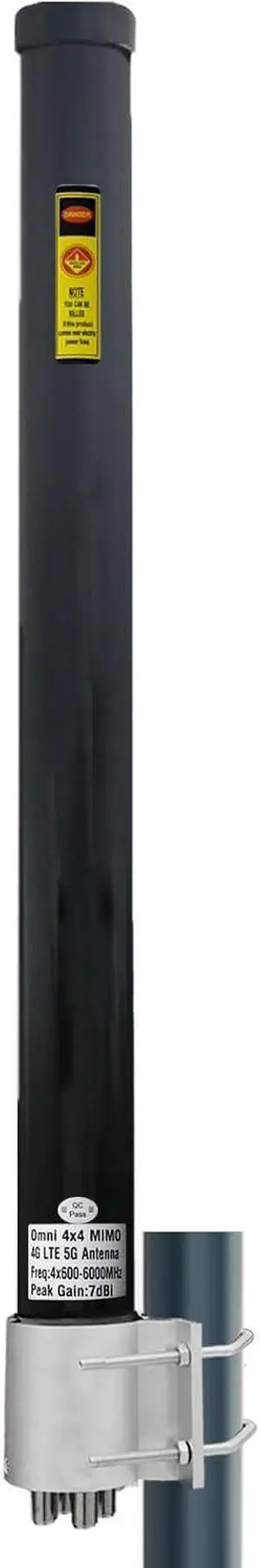 SignalPlus TMobile 4x4 MIMO Omni Antenna 5G, Outdoor 4G LTE MIMO 4x4 Antennas for 4G/5G Routers, Verizon, AT&T, Homes and RV SignalPlus TMobile 4x4 MIMO Omni Antenna 5G, Outdoor 4G LTE MIMO 4x4 Antennas for 4G/5G Routers, Verizon, AT&T, Homes and RV