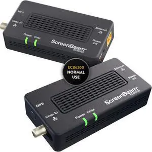 ScreenBeam Bonded MoCA 2.0 Network Adapter for High Speed Internet, Ethernet Over Coax - Starter Kit (Model: ECB6200K02) ScreenBeam Bonded MoCA 2.0 Network Adapter for High Speed Internet, Ethernet Over Coax - Starter Kit (Model: ECB6200K02)