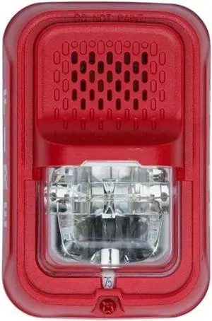 P2GRKLED L-Series Outdoor Compact Wall-Mounted Horn Strobe, FIRE, Red; Compatibility with Legacy System Sensor SpectrAlert, SpectrAlert Advance, and L-Series Notification P2GRKLED L-Series Outdoor Compact Wall-Mounted Horn Strobe, FIRE, Red; Compatibility with Legacy System Sensor SpectrAlert, SpectrAlert Advance, and L-Series Notification