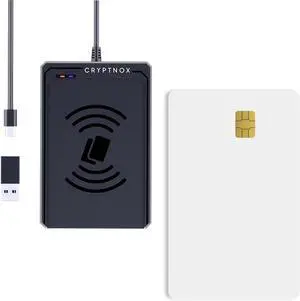 FIDO2 NFC Smart Card + USB-C Contactless NFC Reader Bundle FIDO2 NFC Smart Card + USB-C Contactless NFC Reader Bundle