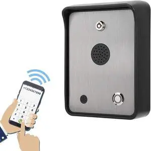 GSM Audio Intercom for Single House Door and Gate Opener Access Controller to Remotely Open Doors for Visitors (AC / DC12V-24V Power Input) GSM Audio Intercom for Single House Door and Gate Opener Access Controller to Remotely Open Doors for Visitors (AC / DC12V-24V Power Input)