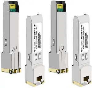 1000BASE-T SFP RJ45 Copper Transceiver Module Compatible with HPE Aruba J8177D J8177DCM JL747A Procurve J8177C J8177B J8177A 100m Cat5e/6 4 Pack 1000BASE-T SFP RJ45 Copper Transceiver Module Compatible with HPE Aruba J8177D J8177DCM JL747A Procurve J8177C J8177B J8177A 100m Cat5e/6 4 Pack