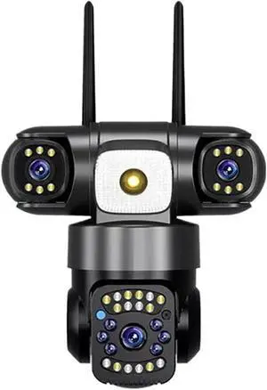 15MP 8K 3 Lens 3 Screen Solar PTZ WiFi Security Camera 15MP 8K 3 Lens 3 Screen Solar PTZ WiFi Security Camera