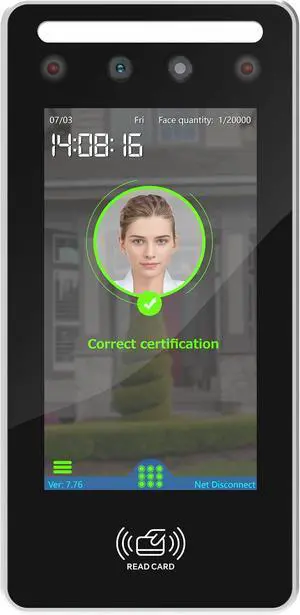 UHPPOTE Facial Recognition Door Access Control Terminal Time Attendance UHPPOTE Facial Recognition Door Access Control Terminal Time Attendance