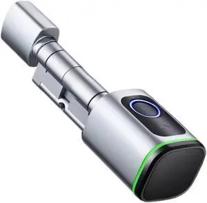 Smart Cylinder Lock TTlock Biometric Fingerprint Card Euro Cylinder Lock Electronic Smart Door Lock(White) Smart Cylinder Lock TTlock Biometric Fingerprint Card Euro Cylinder Lock Electronic Smart Door Lock(White)