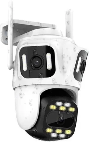 Icsee Outdoor PTZ 6K WiFi IP Camera Home Security Triple Lens Camera CCTV Video Surveillance with Triple Screens(EU Plug,Camera and 256GB) Icsee Outdoor PTZ 6K WiFi IP Camera Home Security Triple Lens Camera CCTV Video Surveillance with Triple Screens(EU Plug,Camera and 256GB)
