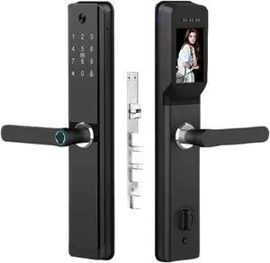 WiFi Tuya Smart Lock with Handle English/Russian/Spanish/Portuguese Fingerprint Password Electronic Smart Door Lock(H12 24240 S) WiFi Tuya Smart Lock with Handle English/Russian/Spanish/Portuguese Fingerprint Password Electronic Smart Door Lock(H12 24240 S)