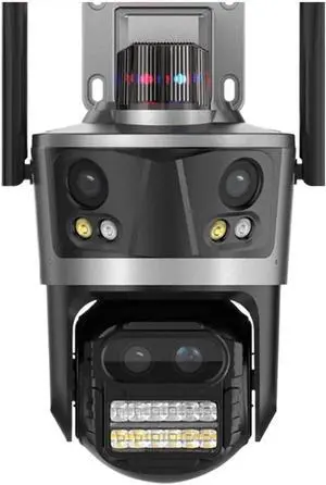 4K 8MP 4-Lens PTZ Camera - Outdoor WiFi Security 4K 8MP 4-Lens PTZ Camera - Outdoor WiFi Security
