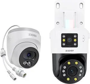 ZOSI C220 4K 8MP Add-On PoE IP Camera Outdoor Indoor, C298 Pro 4K Dual-Lens(2x4MP) Add-on Security Camera, AI Person/Face/Vehicle Detection, Night Vision, Two-Way Audio, Only Work PoE NVR ZOSI C220 4K 8MP Add-On PoE IP Camera Outdoor Indoor, C298 Pro 4K Dual-Lens(2x4MP) Add-on Security Camera, AI Person/Face/Vehicle Detection, Night Vision, Two-Way Audio, Only Work PoE NVR