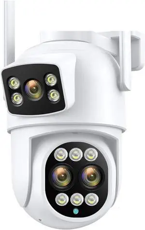 12MP 6K WiFi IP Camera Outdoor 8X Zoom Dual Screens 6MP PTZ Wifi Surveillance Camera Night Vision Human Detection(EU Plug,6MP Add 64G Card) 12MP 6K WiFi IP Camera Outdoor 8X Zoom Dual Screens 6MP PTZ Wifi Surveillance Camera Night Vision Human Detection(EU Plug,6MP Add 64G Card)