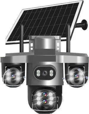 10X Optical Zoom 4G Solar Camera Wifi Outdoor 20MP Four Lens 3 Screens CCTV PIR Human Detect Security Cameras(WiFi 10XZoom Add 32G) 10X Optical Zoom 4G Solar Camera Wifi Outdoor 20MP Four Lens 3 Screens CCTV PIR Human Detect Security Cameras(WiFi 10XZoom Add 32G)