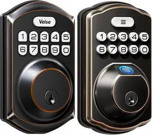 Veise KS02A Fingerprint Keyless Entry Door Lock + Veise VE001 Keyless Entry Door Lock with Keypad Veise KS02A Fingerprint Keyless Entry Door Lock + Veise VE001 Keyless Entry Door Lock with Keypad
