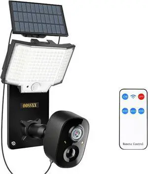 Solar Security Camera with Bracket & Spotlight, Smart Lighting Modes, 4MP Color Night Vision, PIR Detection, 2-Way Audio, 2.4G/5G WiFi, Outdoor Solar Battery Cameras for Home Security, Remote Control Solar Security Camera with Bracket & Spotlight, Smart Lighting Modes, 4MP Color Night Vision, PIR Detection, 2-Way Audio, 2.4G/5G WiFi, Outdoor Solar Battery Cameras for Home Security, Remote Control