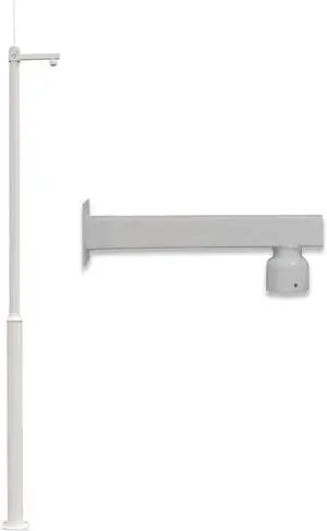 20 Ft 10 Ft 8 Feet Security Camera Pole Mount Bracket, Universal Heavy-Duty Outdoor CCTV 24 Hr Surveillance Cameras Post with Cement Base & Lightning Rod(#C,4 m/13.1 ft) 20 Ft 10 Ft 8 Feet Security Camera Pole Mount Bracket, Universal Heavy-Duty Outdoor CCTV 24 Hr Surveillance Cameras Post with Cement Base & Lightning Rod(#C,4 m/13.1 ft)
