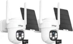 AOV Security Camera Wireless Outdoor with 6W Solar Panel,24/7 Recording Camera for Home Security, 2K Solar Cameras Outdoor Wireless, Auto Tracking360°PTZ with Night Vision(2 Pack with 128G SD Card) AOV Security Camera Wireless Outdoor with 6W Solar Panel,24/7 Recording Camera for Home Security, 2K Solar Cameras Outdoor Wireless, Auto Tracking360°PTZ with Night Vision(2 Pack with 128G SD Card)