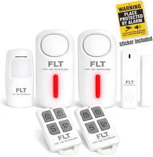 FLT Expert KIT - Powerful 2X 120db Complete Wireless Alarm System (Ready to Install) - Garage Security System - 2 Remote 2 Sirens - with Sensor & Detector - DIY - for Apartments, Garages, Basements FLT Expert KIT - Powerful 2X 120db Complete Wireless Alarm System (Ready to Install) - Garage Security System - 2 Remote 2 Sirens - with Sensor & Detector - DIY - for Apartments, Garages, Basements