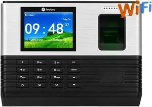 WiFi 2.8Inch Biometric Fingerprint Time Attendance Office Check-in System Time Clock for Small Businesses and Offices for Small Businesses,Black-A-C171-with Battery WiFi 2.8Inch Biometric Fingerprint Time Attendance Office Check-in System Time Clock for Small Businesses and Offices for Small Businesses,Black-A-C171-with Battery
