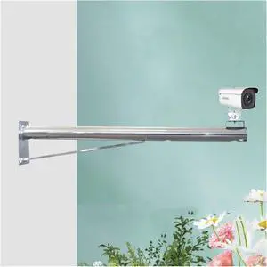Universal Wall-Mount Security Camera Pole - 201 Stainless Steel, Extra-Long 1.6 to 6.6 Ft Weatherproof Surveillance Post Mount for Outdoor Cameras (39.4 inch/1m) Universal Wall-Mount Security Camera Pole - 201 Stainless Steel, Extra-Long 1.6 to 6.6 Ft Weatherproof Surveillance Post Mount for Outdoor Cameras (39.4 inch/1m)
