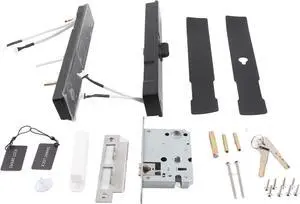 Smart Door Entry Lock, Electronic Keyless Entry Lock with Fingerprint Password Card, IP65 Digital Keypad Lock for 35mm to 80mm Doors, Smart Home Security Lock with APP C Smart Door Entry Lock, Electronic Keyless Entry Lock with Fingerprint Password Card, IP65 Digital Keypad Lock for 35mm to 80mm Doors, Smart Home Security Lock with APP C