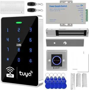 WiFi Tuya Waterproof Keyboard Complete Kit for Access Control Systems WiFi Tuya Waterproof Keyboard Complete Kit for Access Control Systems