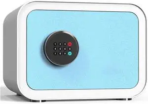 Fireproof Waterproof Electronic Digital 35X28X25Cm Biometric Fingerprint Home SteelLed Display,for Office Hotel Jewelry Cash,Blue for Home Office Cash Use Fireproof Waterproof Electronic Digital 35X28X25Cm Biometric Fingerprint Home SteelLed Display,for Office Hotel Jewelry Cash,Blue for Home Office Cash Use