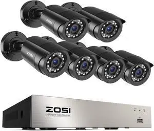 ZOSI 3K Lite 8CH AI Home Security System with 6 Cameras ZOSI 3K Lite 8CH AI Home Security System with 6 Cameras